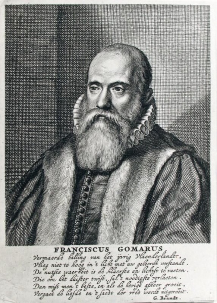 Bestand:Franciscus Gomarus, hoogleraar theologie te Middelburg, 1611-1615 (Beeldbank Zeeland - ZB).jpg