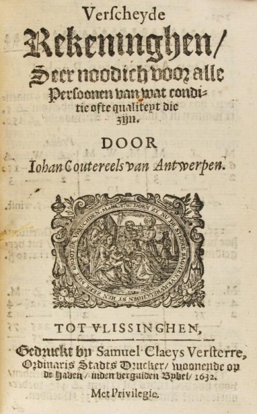 Bestand:Titelblad geschrift van Johan Coutereels (Beeldbank Zeeland - ZB).jpg